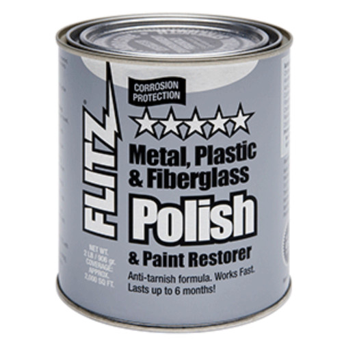 4" Flitz Polish 2 Pounds Quart Can Paste