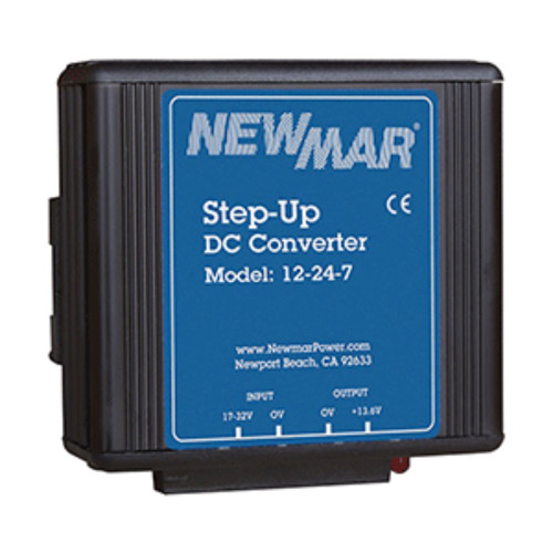 9" Matte Black 12V-24V 7 Amp Converter for DRS12AX X-Class Open Array - Newmar