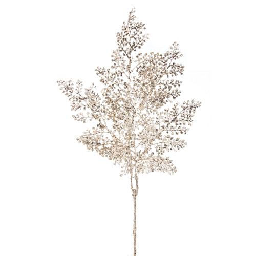 Set of 12 Silver Glitter Artificial Christmas Sprays 31"