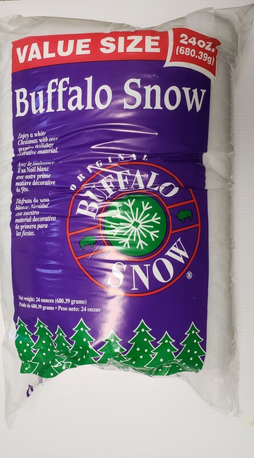 Buffalo Snow Fluff Christmas Decoration Polyester 1 pk - Case Of: 12; Each Pack Qty: 1;