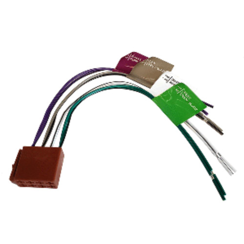 4" Brown and Green Marine Speaker Loom Cable Female for 650 and 750 Series Stereo