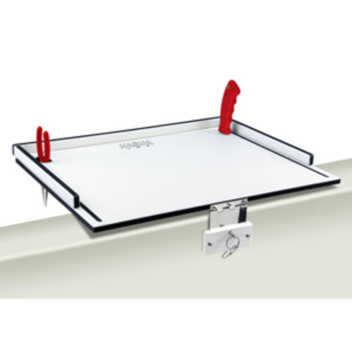 20" White and Black Solid Econo Mate Bait Table