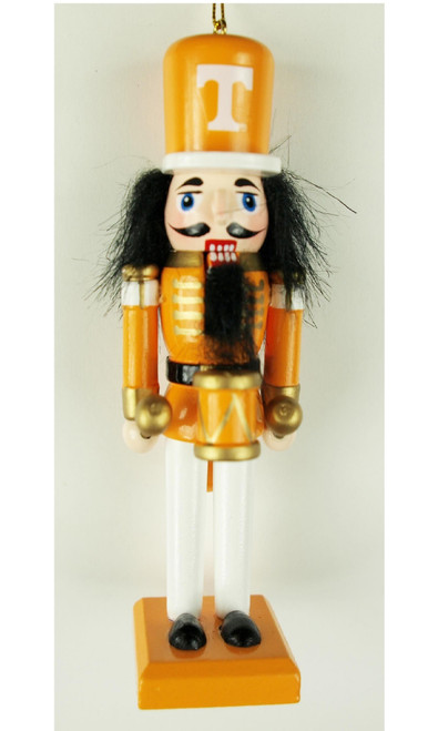 6" Orange, Black, and White Tennessee Volunteers Nutcracker Christmas Ornament