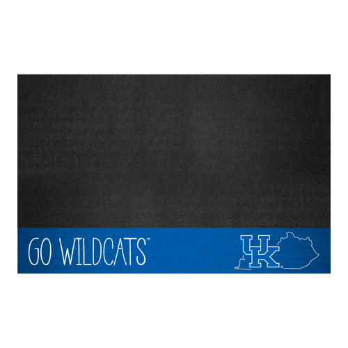 26" x 42" Black and Blue NCAA University of Kentucky Wildcats Grill Mat Outdoor Area Rug