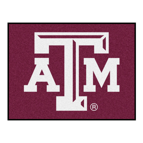 33.75" x 42.5" Red and White NCAA Texas A&M University Aggies All Star Rectangular Area Rug