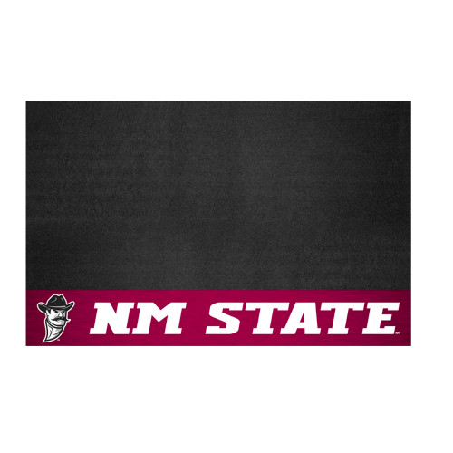 26" x 42" Black and White NCAA New Mexico State University Aggies Grill Mat Tailgate Accessory
