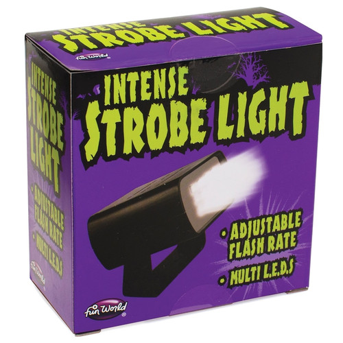 Fun World Intense Halloween Lighted Strobe Light 4.25 in. H x 2.25 in. W 1 pk - Case Of: 11;