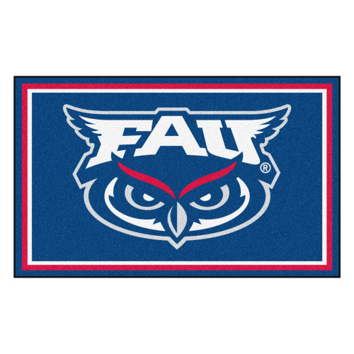 44" x 71" Blue and White NCAA Florida Atlantic University Owls Area Rug