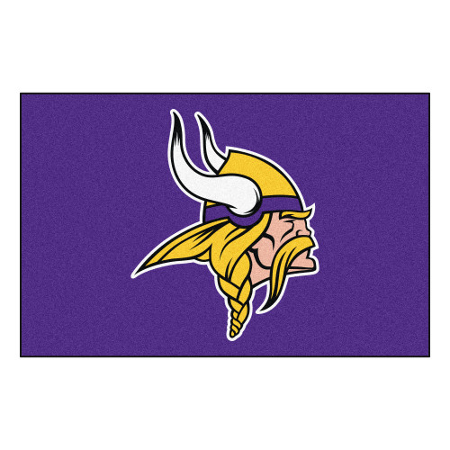19" x 30" Purple and Yellow NFL Minnesota Vikings Rectangular Starter Mat