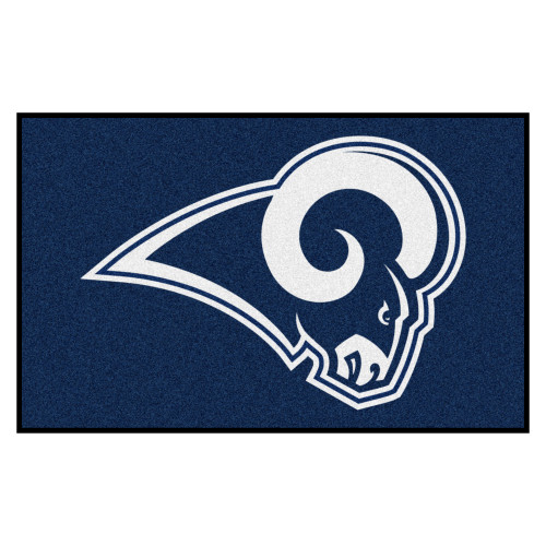 59.5" x 94.5" Blue and White NFL Los Angeles Rams Rectangular Ulti-Mat