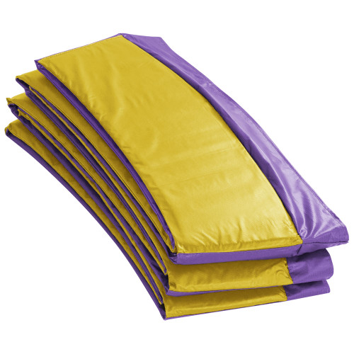108" Yellow and Purple Upper Bounce Outdoor Trampoline Replacement Safety Pad