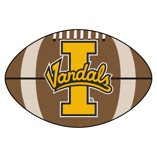 20.5" x 32.5" Brown and Yellow NCAA University of Idaho Vandals Mat Area Rug