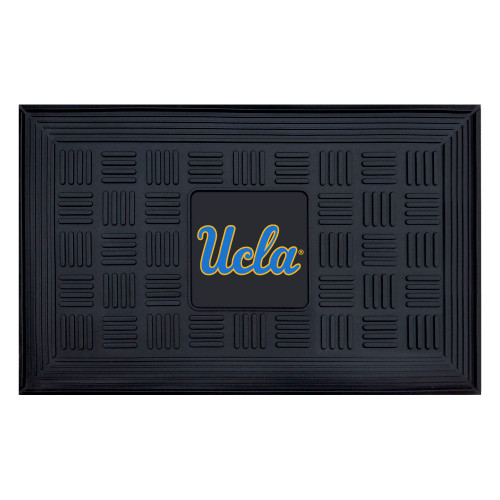 19.5" x 31.25" Black and Blue NCAA University of California Los Angeles Medallion Outdoor Door Mat