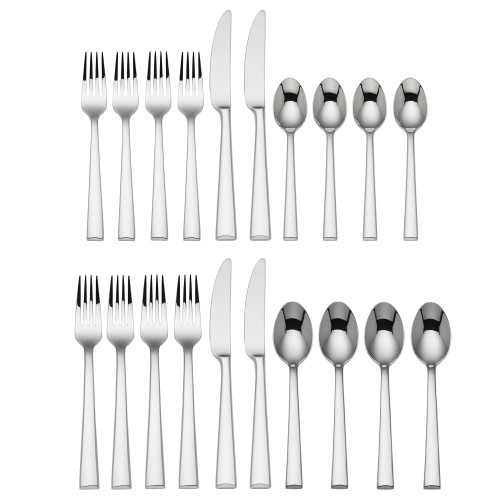 Set of 20 Classic Silver Continental Dining Flatware