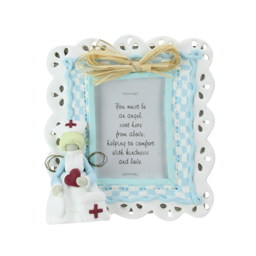 Set of 6 Nurse Heavenly Angel 2"x3" Photo Picture Frames #46914