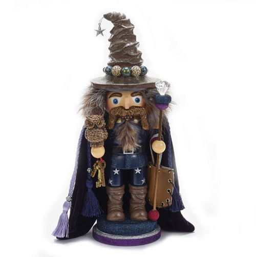 15" Vibrantly Colored Accent Wizard Nutcracker Themed Indoor
