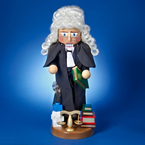 Pack of 3 Steinbach Barrister Collectible Signed Christmas Nutcrackers 17"