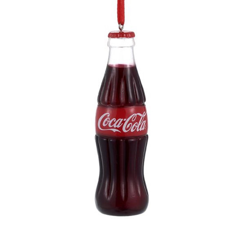 Club Pack of 24 Classic Coca-Cola Soda Bottle Christmas Ornaments 5"