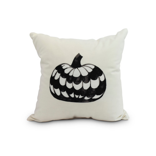 16" Pink Square Decorative Outdoor Throw Pillow with Chillax Design - Down Alternative Filler