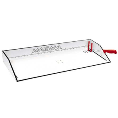 30" White and Black Solid Filet Mate Cutting Table