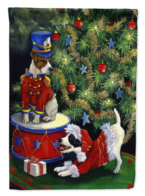 Jack Russell Christmas My Gift Flag Canvas House Size PPP3107CHF