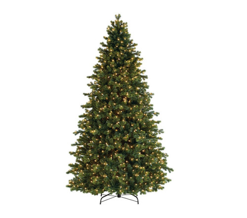 7.5' Pre-Lit Full Savannah Spruce Artificial Christmas Tree - Clear Lights