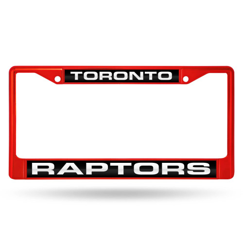 6" x 12" Red and Black NBA Toronto Raptors License Plate Cover