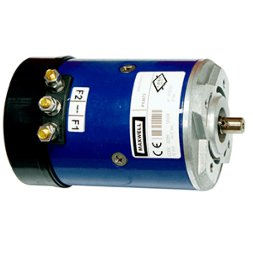 10" Blue and Black Maxwell Motor 1200w 12v 4 Hole Flange