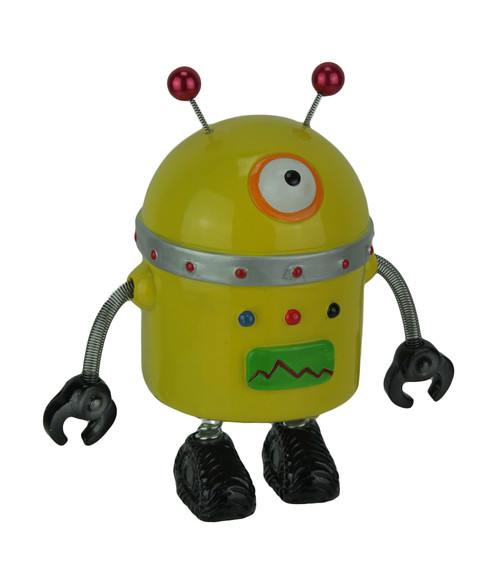 Spring Arm Retro Robot Coin Bank Money Box - 25-79856-YL