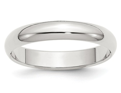 Mens 4mm Wedding Band Ring in Sterling Silver - 68QGG1040GM-9.5
