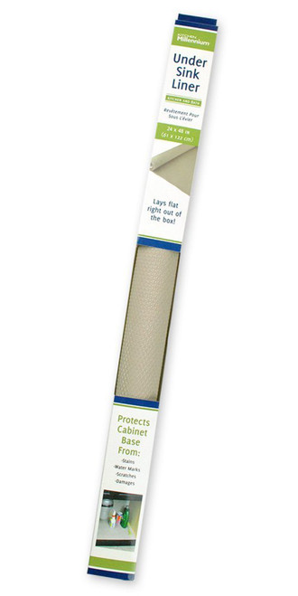 28'' x 48'' Thermo Plastic Rubber Tpr Under Sink Liner-Taupe