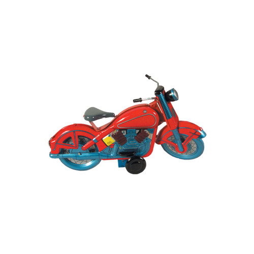 9" Collectible Motocycle Tin Toy