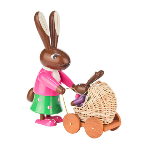 9.25" Vibrant Unique Dregeno Rabbit Mother Easter Figure