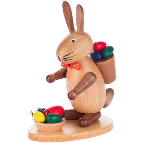 6" Vibrant Unique Dregeno Rabbit with Eggs Easter Figure