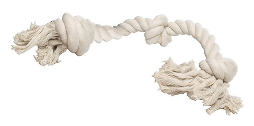 Diggers White Rope Bone Cotton Rope Dog Tug Toy Extra Large 1 - Case Of: 1;