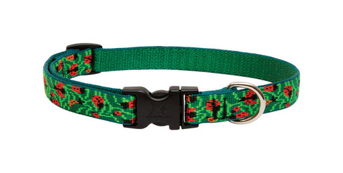 Lupine Pet Original Designs Multicolor Beetlemania Nylon Dog Adjustable Collar - Case Of: 1; - 8469173