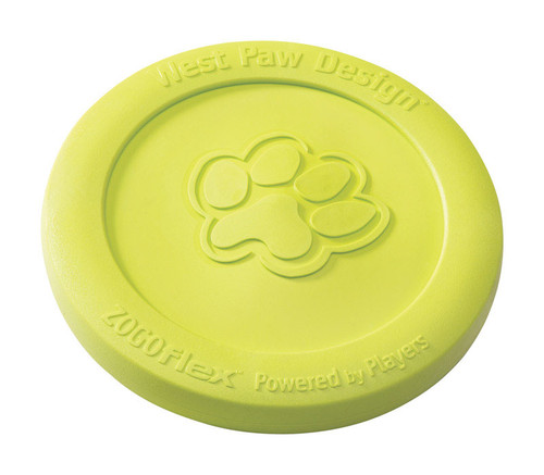 West Paw Zogoflex Green Zisc Disc Synthetic Rubber Frisbee Medium - Case Of: 1;