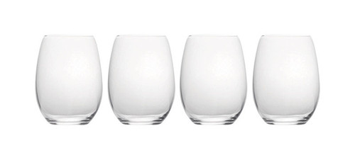 Mikasa 19-3/4 oz. Clear Crystal Stemless Wine Glass - Case Of: 1; Each Pack Qty: 4; Total Items Qty: 4