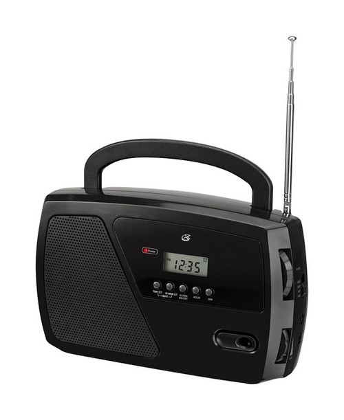 GPX Black AM/FM Clock Radio Digital Plug-In - Case Of: 1;