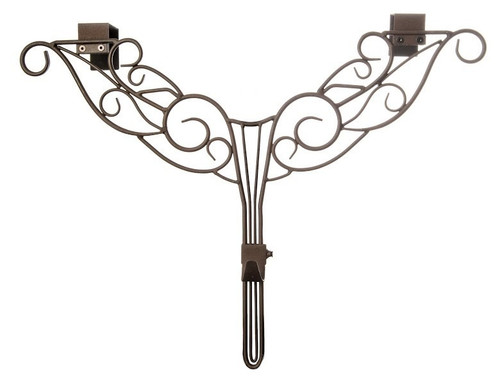 24" Brown Antler Design Adjustable Decorative Christmas Wreath Hanger