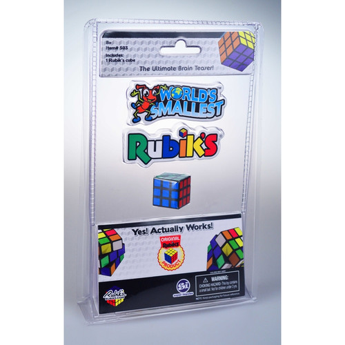 Super Impulse World's Smallest Rubik's Cube Plastic Multicolored - Case Of: 1;