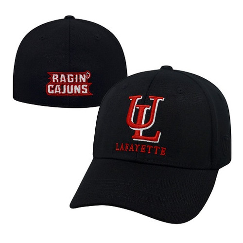 Louisiana Lafayette Ragin Cajuns NCAA TOW Black Premium Collection Hat