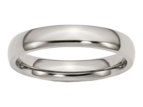 Chisel Titanium 4mm Polished Wedding Band TB21 - TB21K14