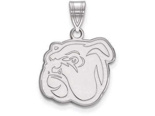 LogoArt Sterling Silver Mississippi State University Medium Pendant Necklace SS066MSST