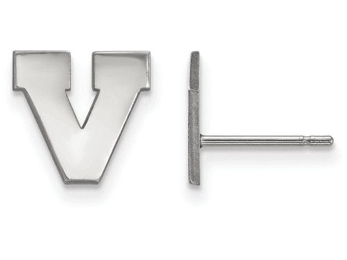 LogoArt Sterling Silver University Of Virginia Xs Post Earrings SS049UVAT