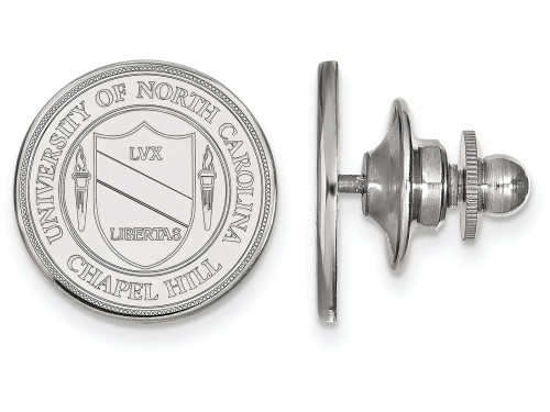 LogoArt Sterling Silver University Of North Carolina Crest Tie Tac SS059UNCT