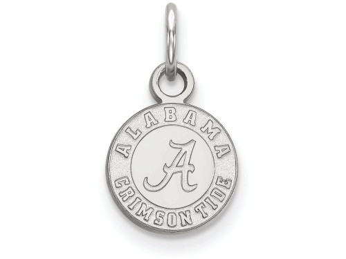 LogoArt Sterling Silver University Of Alabama Xs Pendant Necklace SS043UALT