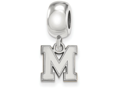 LogoArt Sterling Silver University Of Memphis Xs Bead Charm Charm SS048UMPT