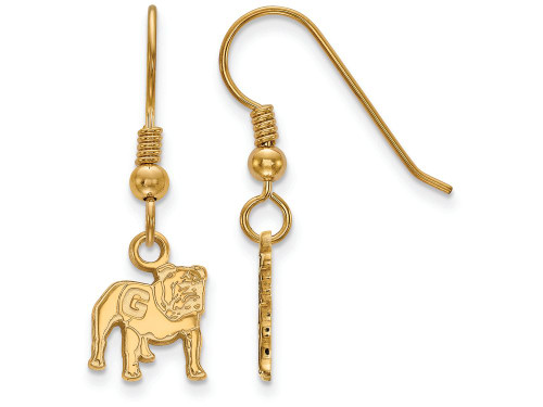 Logoart Sterling Silver Gp University Of Georgia Extra Small Dangle Earrings GP062UGAAE