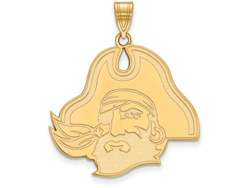 Logoart Sterling Silver Gp East Carolina University Extra Large Pendant GP043ECUAE